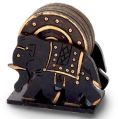 Little India Elephant Design Wooden Tea Coaster Handicraft