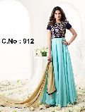 designer sky Embroidered anarkali salwar suit