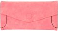 Pink Leather Clutch Purse