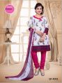 Unstitched 5 Star Synthetic Churidar Suit