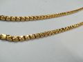 Mens Gold Coated Thick Pearl Chains