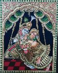 Tanjore painting Unjal Ratha Krishna