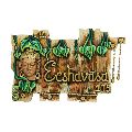 Wooden Buddha Face Name Plates