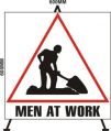 Men At Work Sign Board