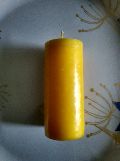 Plain pillar candle