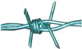 Green Barbed Wire