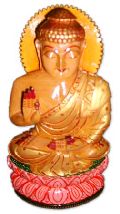 Wooden God Statue (wooden Buddha)