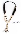 NE-1017  Horn Beads Work necklace