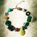 NE-1309 glass beads Necklace