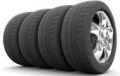 Black scrap tyre
