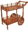 Shilpi Wooden Service Trolley