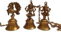 Handicraft Hanging Temple bell with Indian Idols figure
