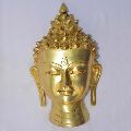 Metal brass Statue of lord Buddha head table showpiece Sculpture