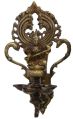 Oil lamp to hang on wall  with Lakshmi Ji brass Sculpture
