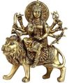 Religious figureDurga Ji Brass made Indian Hindu Goddess Murti