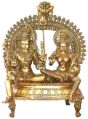 Religious Lord Shiva Family Sculpture Made by brass