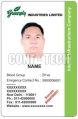 PVC Rectangular Available In Different Colors Printed office identity cards