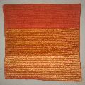Designer Beautiful Orange Colour Khadi Silk Pillows
