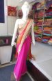 Designer Heavy Zari Work Border Georgette Pink Colour Saree