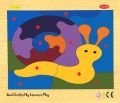Learners Play Snail Coloured Puzzle