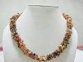 Natural Gemstone Chip Necklace