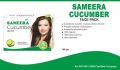 Sameera Cucumber face pack.