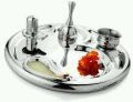 Stainless Steel Puja Thali 01