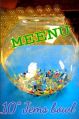 Glass Transparent Meenu jems fish bowl