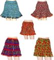 Cotton Mini Skirts