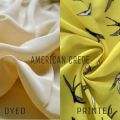 Polyester American Crepe Dyed And Printed Fabric
