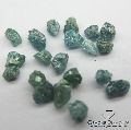 Excellent Quality 1.00 Mm to 10.00 Mm Natural Loose Greenish Blue Rough Diamond Drlled Beads
