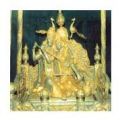 Golden Religious Statues