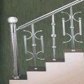 Silver Plain Stainless Steel Staircase Railings