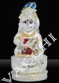 Shining Silver Plated Krishna Idols