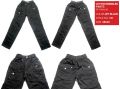 Boys Jet Black Cotton Wrinkled Pants