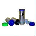 Aluminum Canisters with Plastic Press On Cap