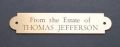 Brass Name Plate 01
