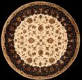 Hand Knotted Round Silk Carpets