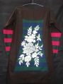 Brown Green Blue Pink Weaves Womens Tunic