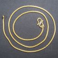 Gold Plated Cable Flat Chain