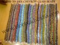 Mix Chevron Glass Beads