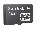 4GB Sandisk Memory Card