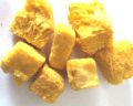 Dark Yellow Yellow Freeze Dried Mango Cubes 