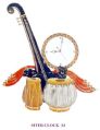 sitar tabla hand clock