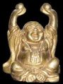 Brass Laughing Buddha Statue