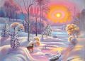 Winter Oil Painting