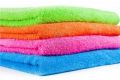 colored bath towel