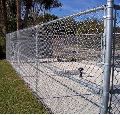 galvanized fence
