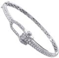 Diamond White Gold Bracelet (CWDWGB230)
