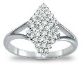 Diamond White Gold Ring (CWDWGR0001)